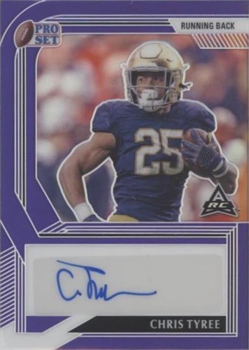 2022 Leaf Pro Set Metal Chris Tyree #PA-CT2