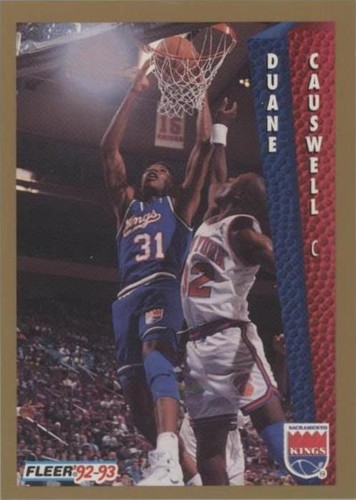 1992-93 Fleer - Duane Causwell #195
