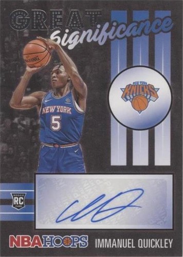 2020-21 Panini NBA Hoops - Immanuel Quickley #GS-IQU