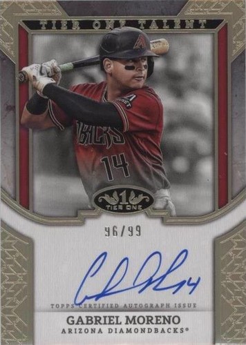 2024 Topps Tier One - Gabriel Moreno #T1TA-GM