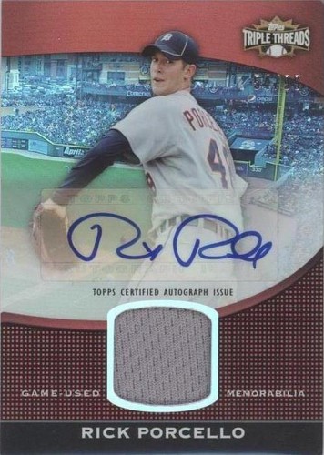 2011 Topps Triple Threads - Rick Porcello #TTUAR-89