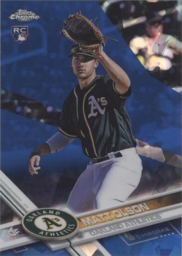 2017 Topps Chrome Sapphire Edition - Matt Olson #476