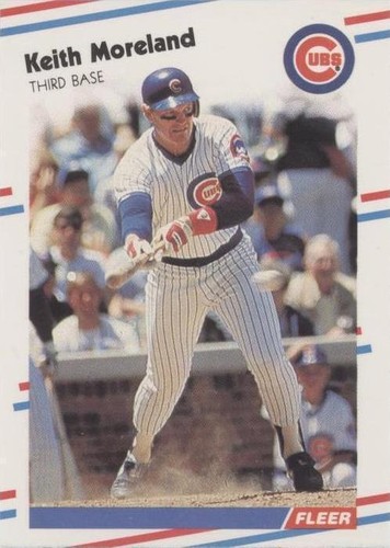 1988 Fleer - Jody Davis Keith Moreland #425