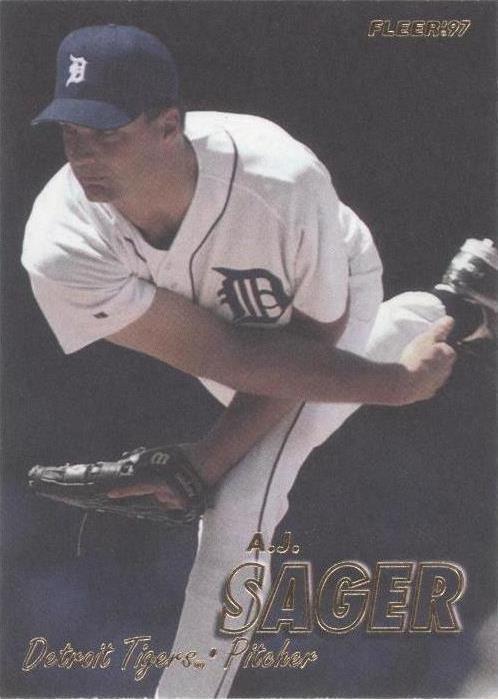 Fleer 1997 - A.J. Sager #105