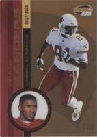 2001 Pacific Invincible Frank Sanders #7