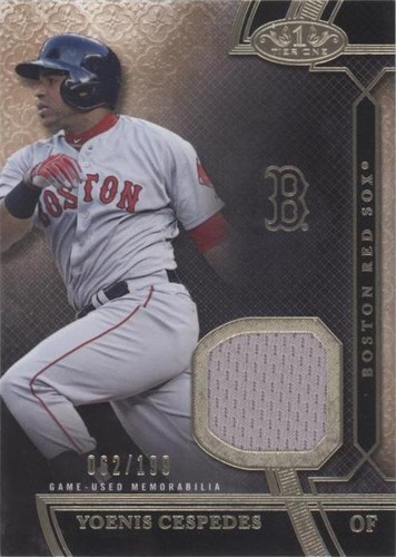 2015 Topps Tier One - Yoenis Cespedes #TSR-YC