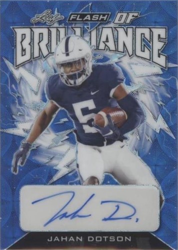 2022 Leaf Flash Jahan Dotson #FB-JD1