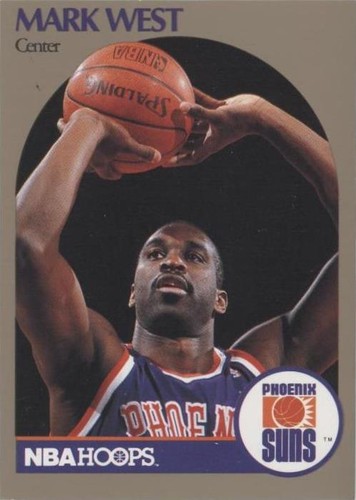 1990-91 NBA Hoops 100 Superstars - Mark West #79