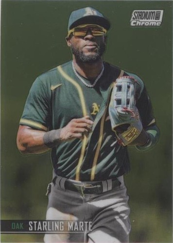 2021 Topps Stadium Club Chrome - Starling Marte #53