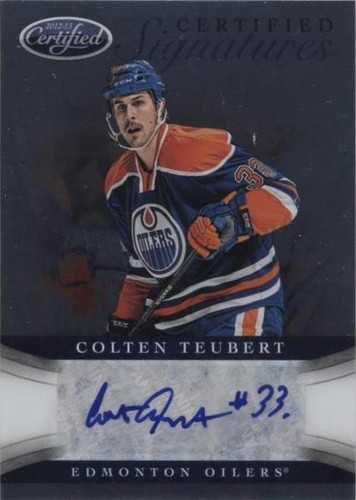2012-13 Panini Certified - Colten Teubert #CS-CT