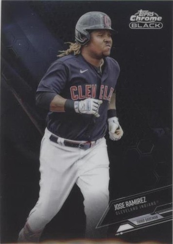 2021 Topps Chrome Black - Jose Ramirez #81