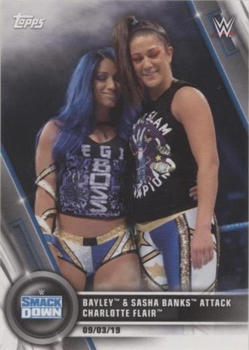 2020 Topps WWE Women's Division - Bayley Charlotte Sasha Banks #77