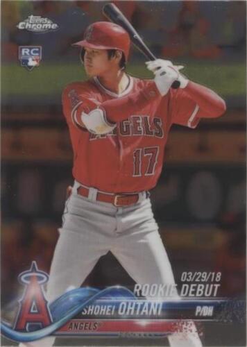 2018 TOPPS CHROME SHOHEI OHTANI PRISM REFRACTOR RC #150 PSA 2018 TOPPS CHROME SHOHEI OHTANI PRISM REFRACTOR RC #150 PSA