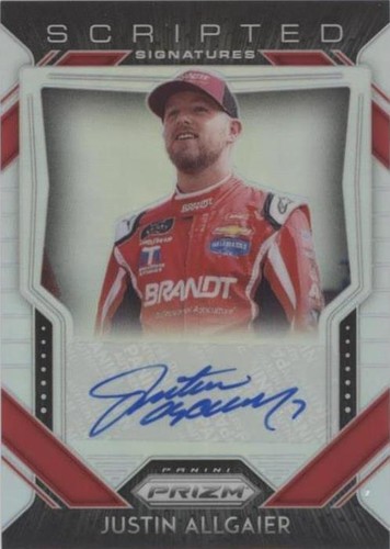 2020 Panini Prizm - Justin Allgaier #SS-JA