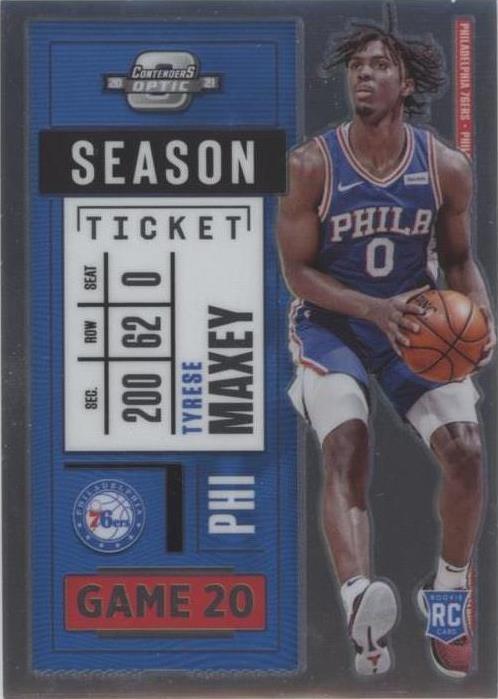 2020-21 Panini Contenders Optic - Tyrese Maxey #14