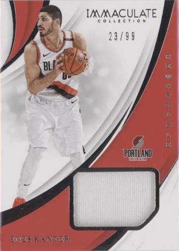 2018-19 Panini Immaculate Collection - Enes Kanter #RM-EKT
