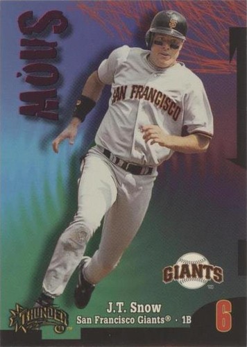1998 Skybox Circa Thunder - J.T. Snow #237