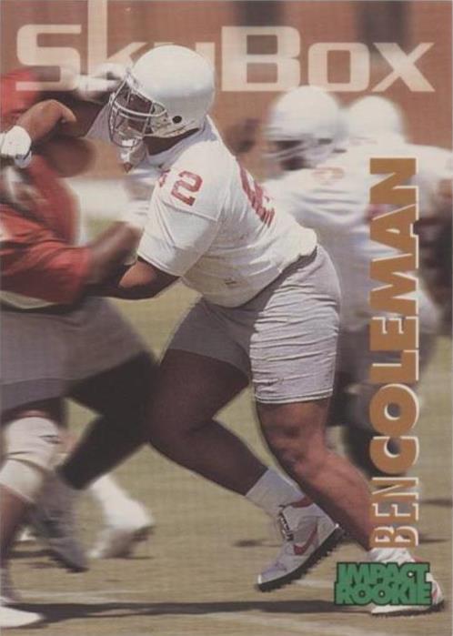 1993 Skybox Impact Ben Coleman #390