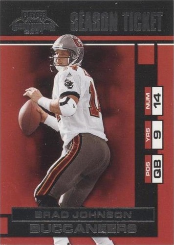 2001 Playoff Contenders Brad Johnson #90