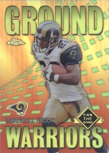 2001 Topps Chrome Marshall Faulk #GW3
