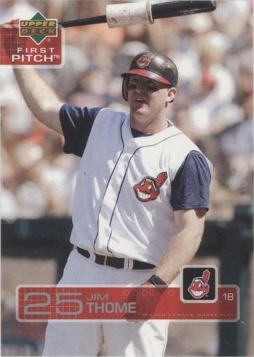 2003 Upper Deck First Pitch - Jim Thome #60
