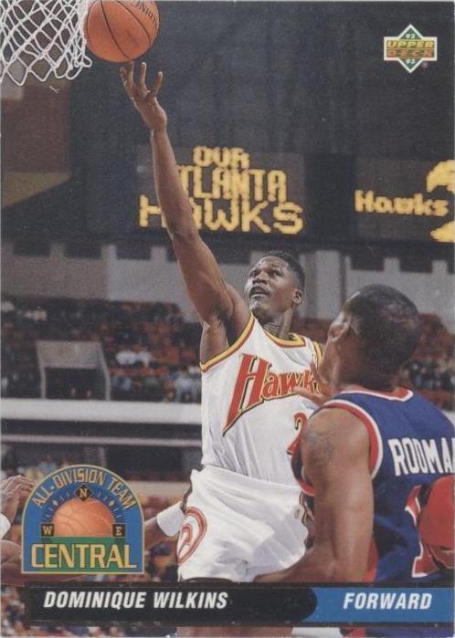 Cubierta superior 1992-93 - Dominique Wilkins #AD7