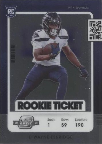 2021 Panini Contenders Optic D'Wayne Eskridge #64