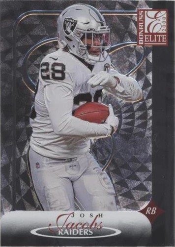 2020 Panini Donruss Elite Josh Jacobs #2KE-JOJ