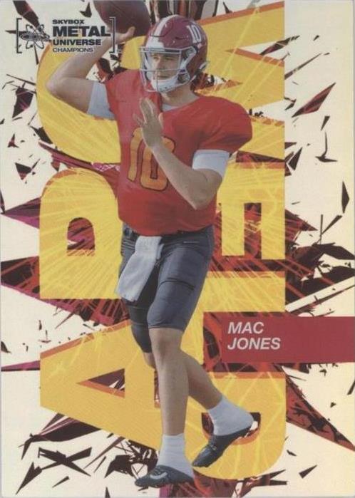 2021 Skybox Metal Universe Champions Mac Jones #AW-18