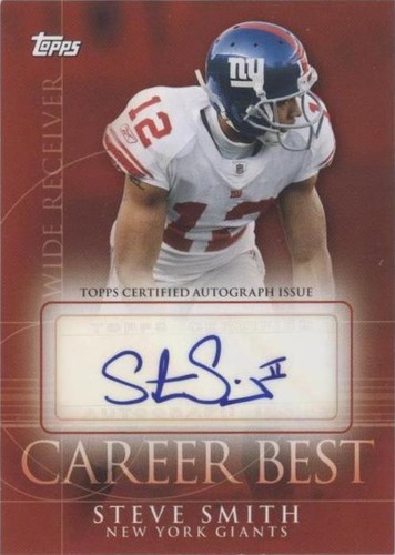 2009 Topps Steve Smith #CBA-SS2