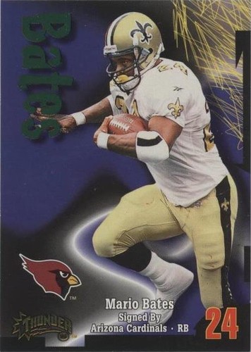 1998 Skybox Thunder Mario Bates #65