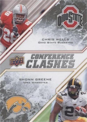 2009 Upper Deck Draft Edition Chris Wells Shonn Greene #266