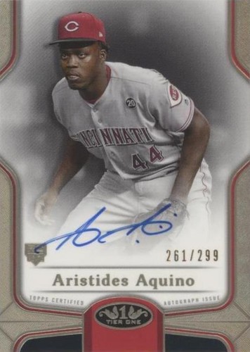 2020 Topps Tier One - Aristides Aquino #BOA-ARA