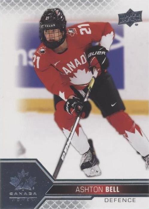 2022 Upper Deck Team Canada Juniors - Ashton Bell #52 for