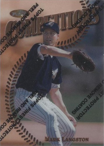 1997 Topps Finest - Mark Langston #185