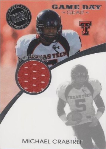 2009 Press Pass Signature Edition Michael Crabtree #GDG-MC