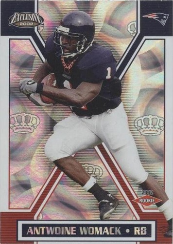 2002 Pacific Exclusive Antwoine Womack #104