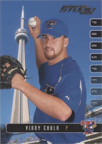 2003 Donruss Studio - Vinnie Chulk #95