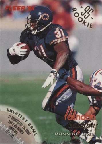 1996 Fleer Rashaan Salaam #26
