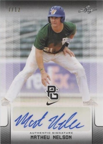 2017 Leaf Perfect Game National Showcase - Matheu Nelson #BA-MN1