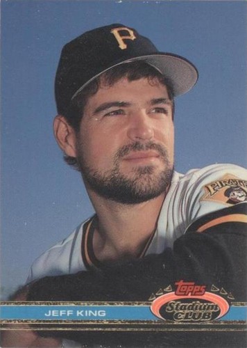 1991 Topps Stadium Club - Jeff King #528