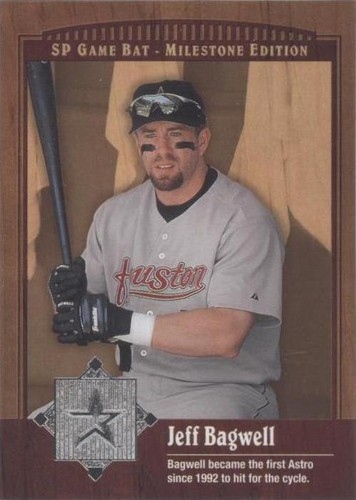 2001 SP Game Bat Edition Milestone - Jeff Bagwell #44