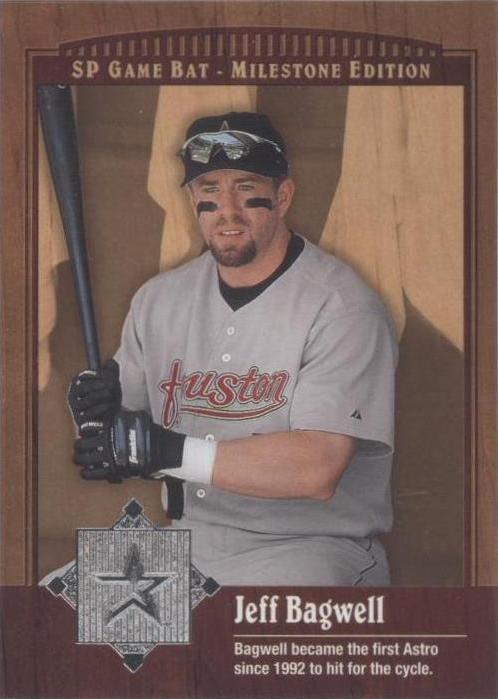 2001 SP Game Bat Edition Milestone - Jeff Bagwell #44