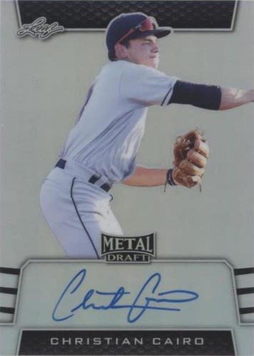 2019 Leaf Metal Draft - Christian Cairo #BA-CC3