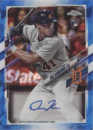 2021 Topps Chrome Update Series Sapphire Edition - Daz Cameron #RA-DCA