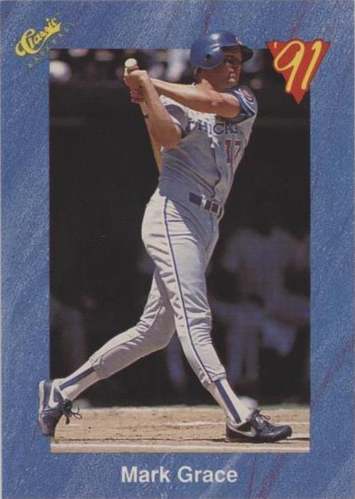 1991 Classic Update Blue Travel Edition - Mark Grace #T27