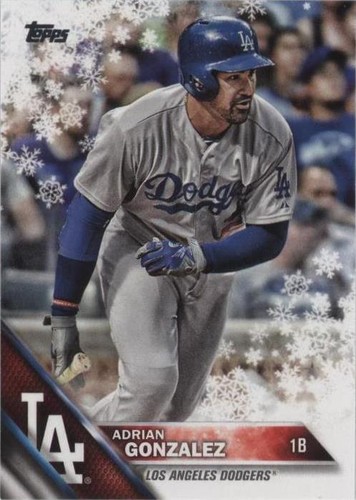 2016 Topps Holiday - Adrian Gonzalez #HMW153
