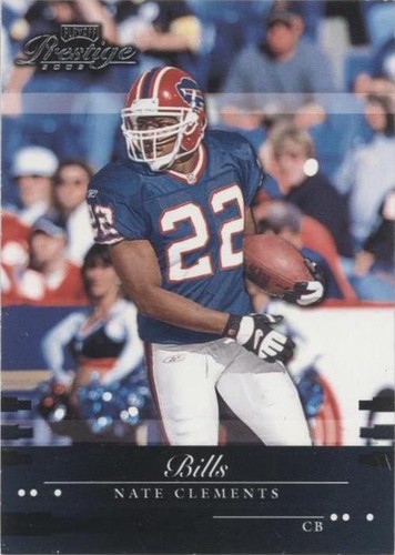 2002 Playoff Prestige Nate Clements #18
