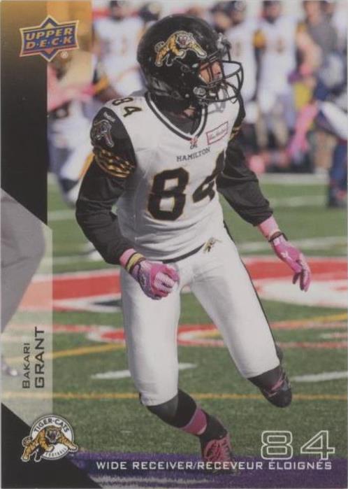 2014 Upper Deck CFL Bakari Grant #39