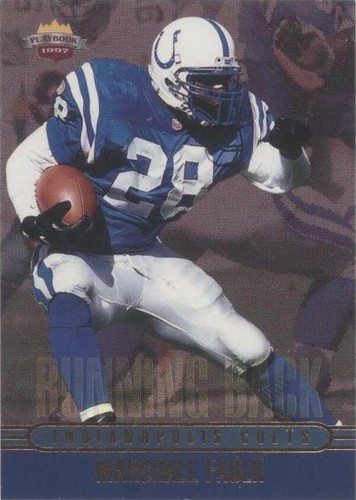 1997 Score Board Playbook Marshall Faulk #43
